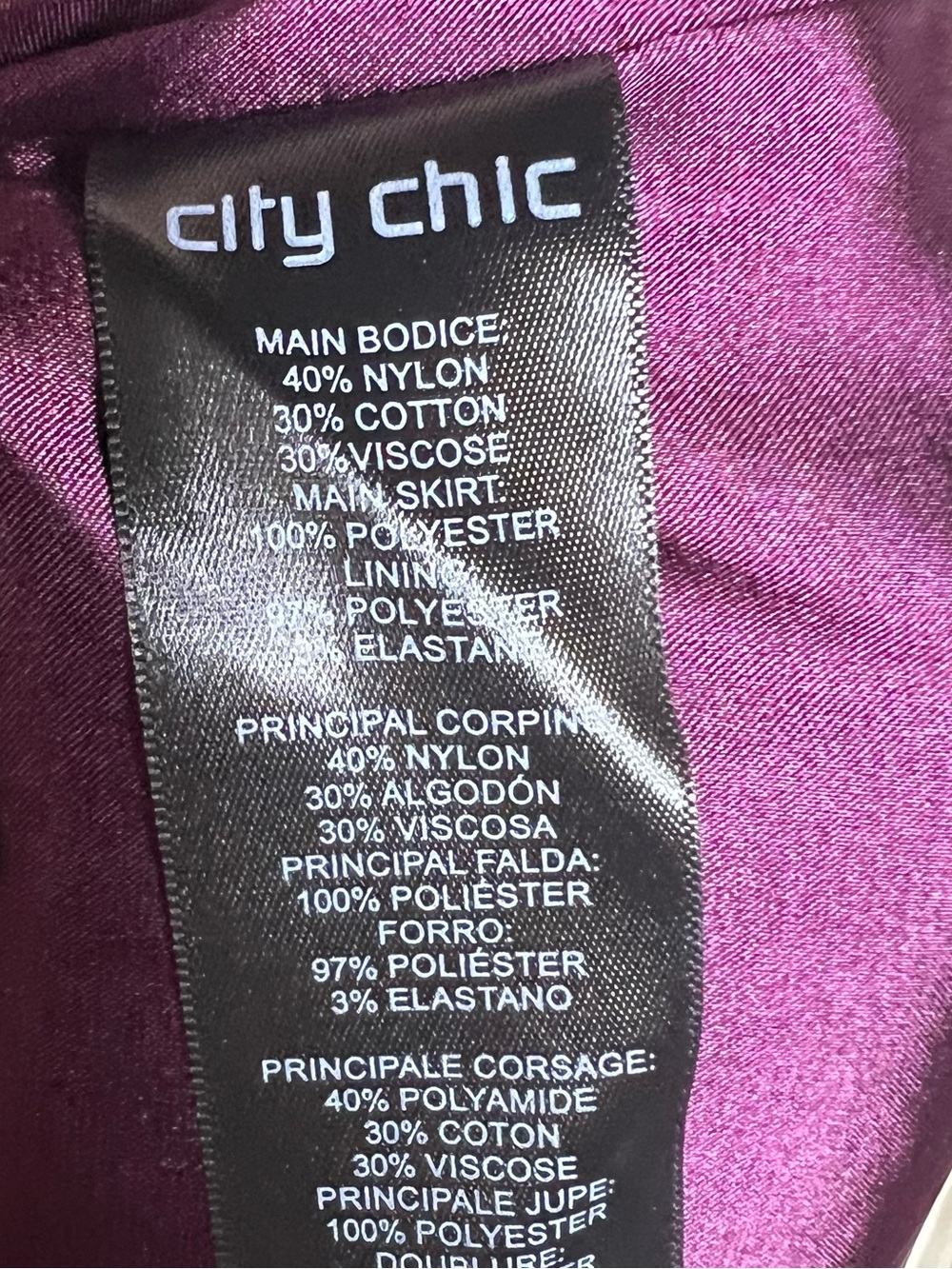 NWT City Chic Lace Bodice Draped Front Midi Dress - Picture 7 of 7